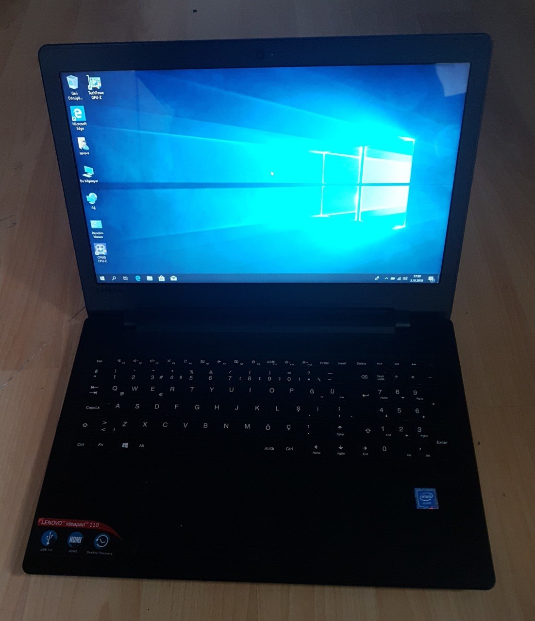 Lenovo 110 80T7003DTX Celeron N3060 14 Ay Garantili Notebook