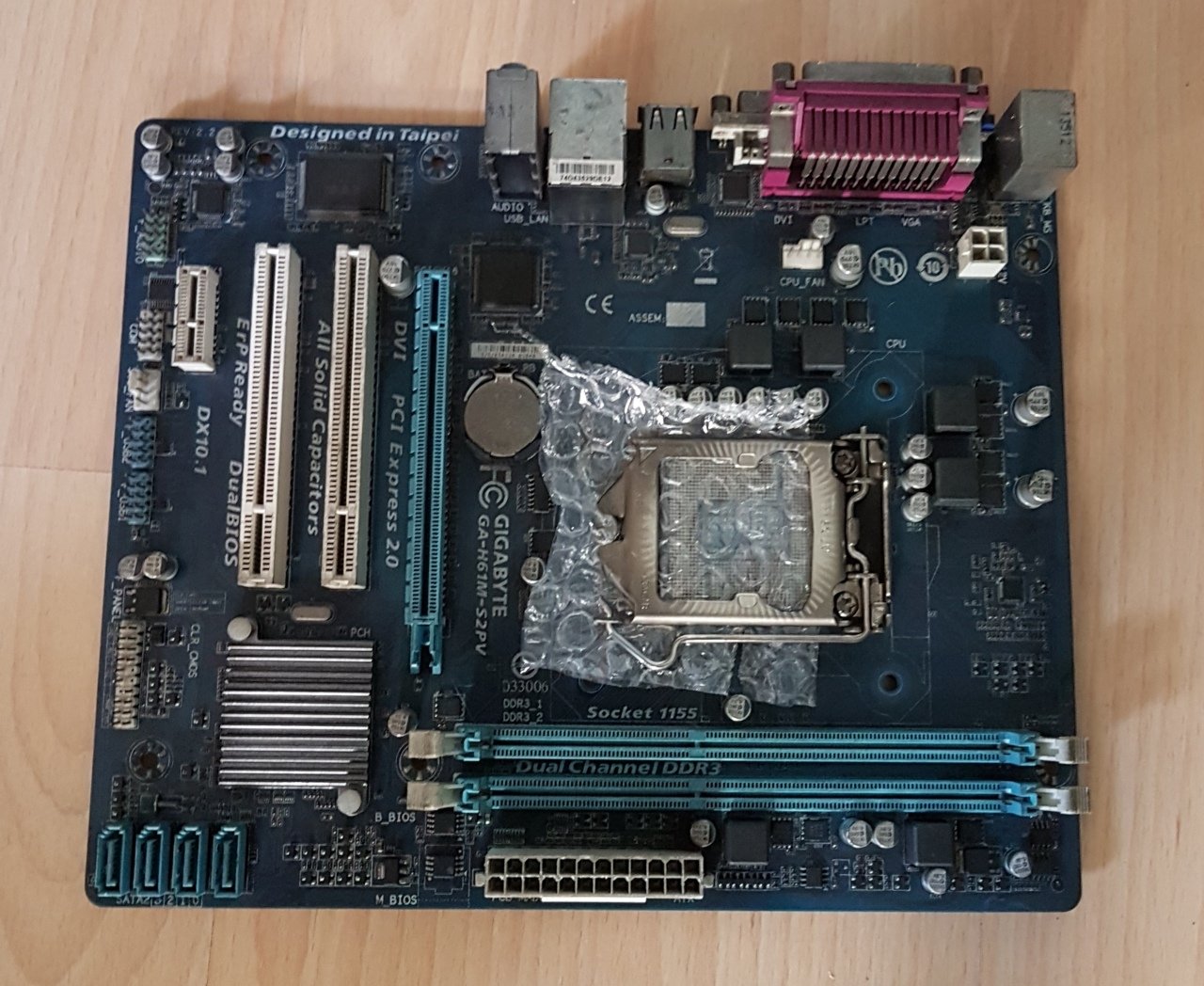 Gigabyte GA-H61M-S2PV 1155Pin Anakart