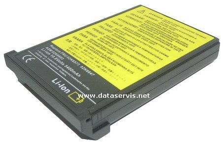 Retro Ibm ThinkPad i1400 / i1500 (2621-xxx, 2651-xxx), 02K6601 Notebook Bataryası