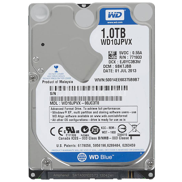 Wd 1Tb Sata 3.0 Notebook Harddisk Sorunsuz