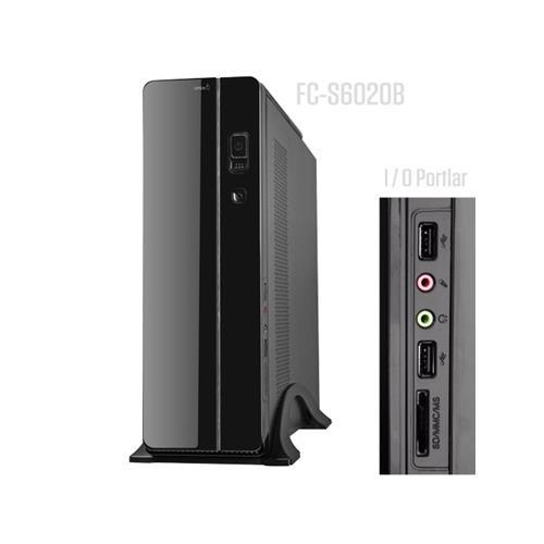 Frisby FC-S6020B 300W Slim Mini ATX Kasa/Siyah