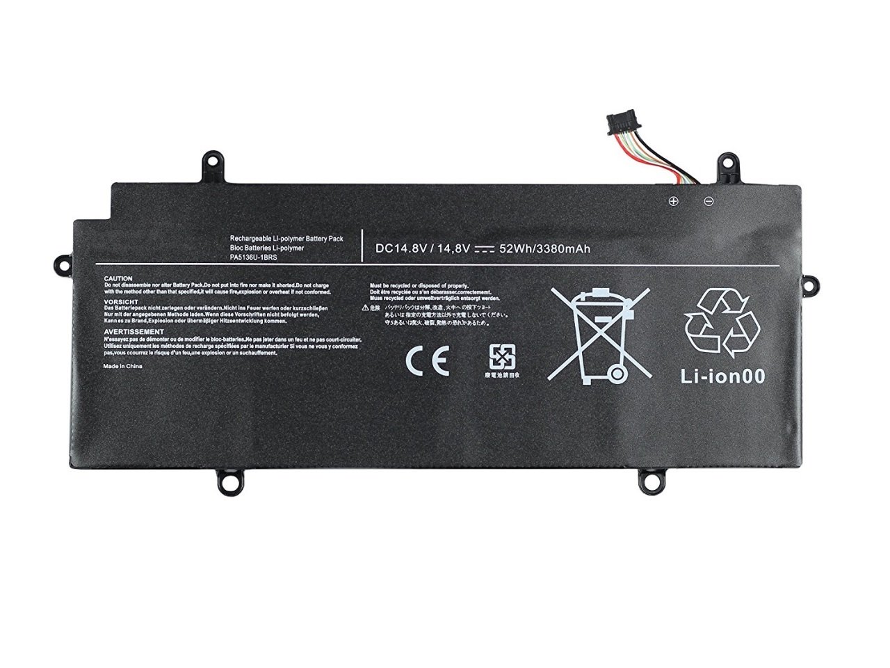 Retro Toshiba Portege Z30-A, PA5136U-1BRS Notebook Bataryası