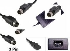24V 2.5A 60W 3Pin DIN Termal Etiket Yazıcı Adaptör RETRO