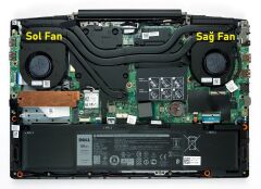 Dell G515-6S80W165C Fan V2 (Sol Fan)