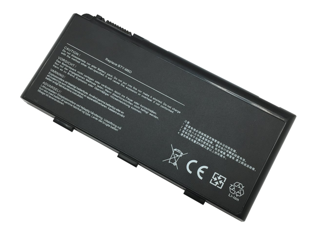 Retro MSI GT60, GT70, GX60, GX70, BTY-M6D Notebook Bataryası