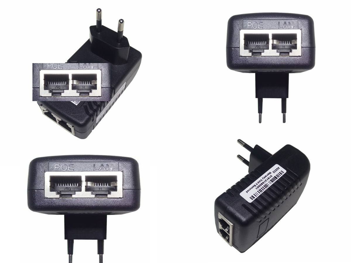 Bina Otomasyon Sistemleri İçin 24V 1A 24W POE Ethernet Adaptör RETRO