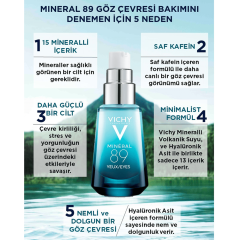 Vichy Mineral 89% Göz Çevresi Bakımı 15 ml