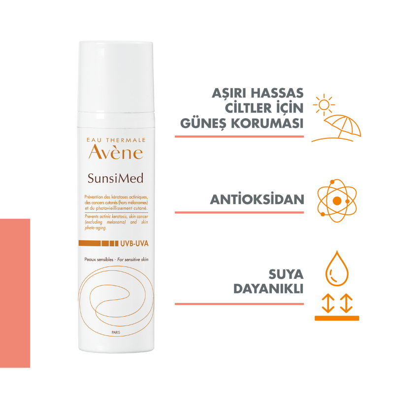 Avene SunsiMed KA SPF50+ 80 ml Evde Eczane
