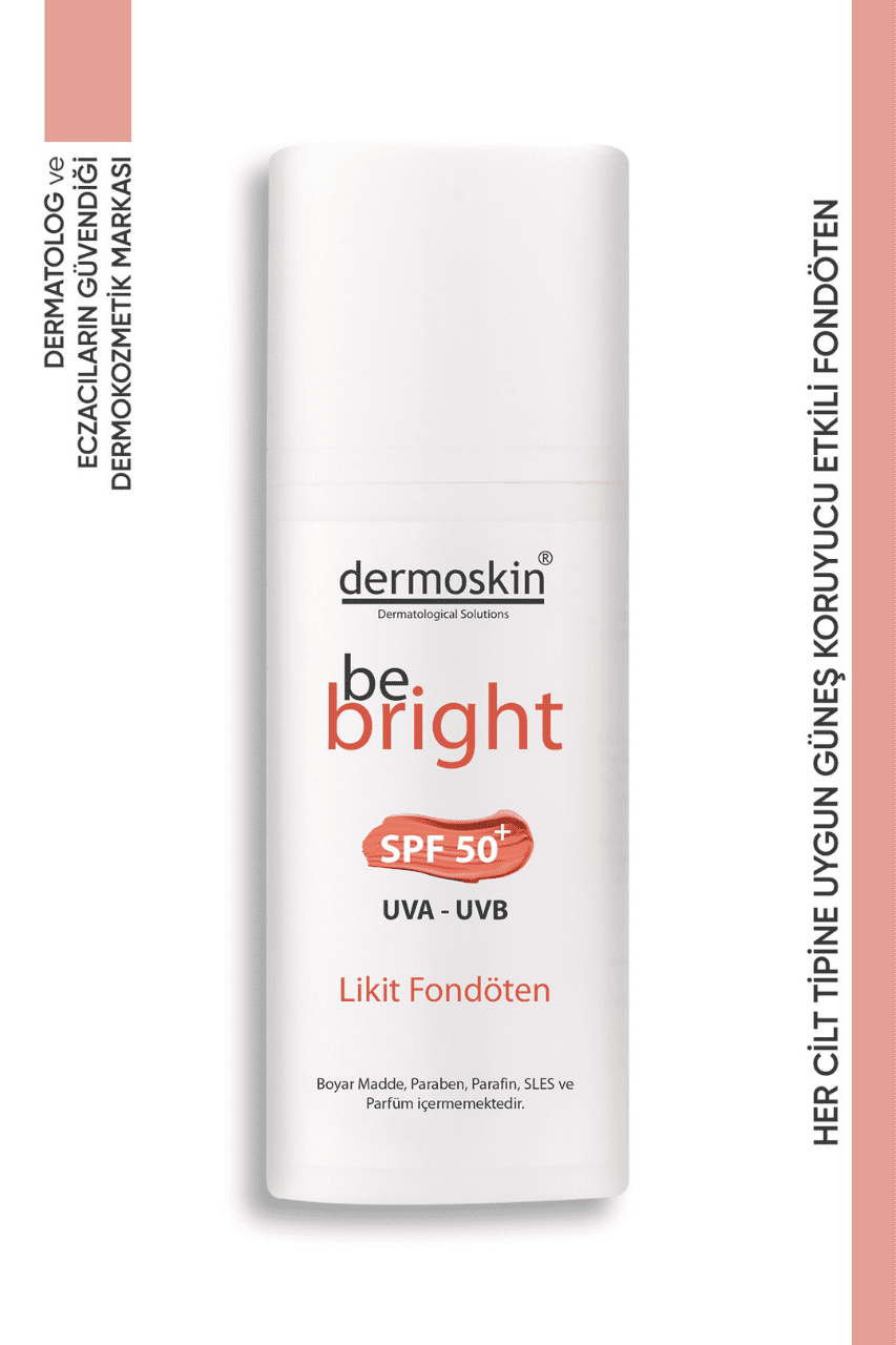 Dermoskin Be Bright Spf50+ Likit Fondöten 33 Ml (medium)