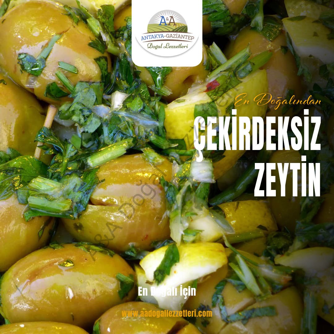 Çekirdeksiz  Zeytin 650 gr Cam Kavanoz