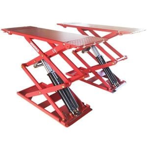 UNITE U-B30-Y 2 Metre/3 TON Makaslı/Havalı Kilit/Kilitli Rampa Lift 380V