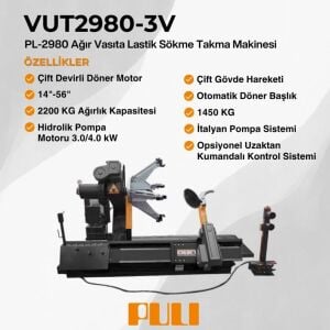 PULI U-2980 Ağır Vasıta-İş Makinesi Sökme Takma Çift Devir 14-56 380V