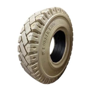 650-10 Premium Forklift Beyaz Dolgu Lastik Sekmansiz RUBBERKING 5.00F-10 65010 6.50-10