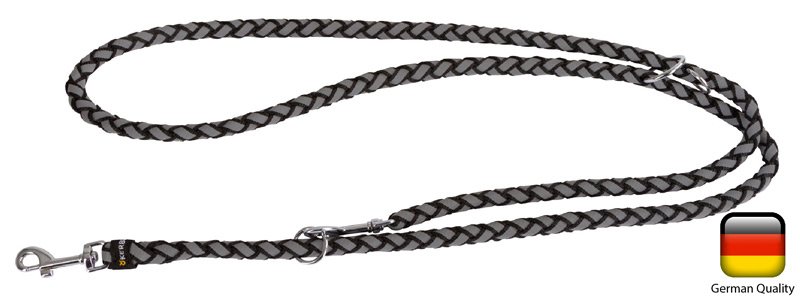 Köpek Kayışı Reflektörlü Maxi Safe [Gri-Siyah] 200 cm