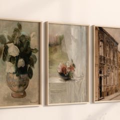 Ahşap Çerçeveli Tablo 3 Parça Çerçeveli Tablo, Duvar Tablosu