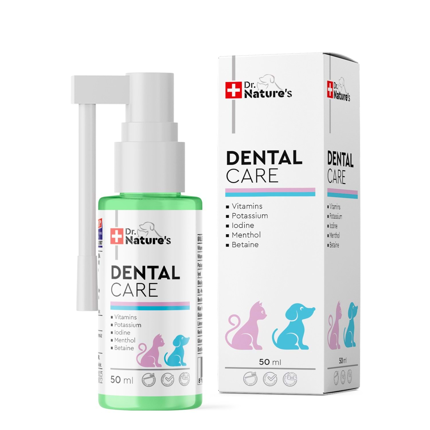 Drnatures DENTAL CARE kedi ve köpeklerde ağız bakım spreyi 50 ML