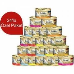 Gourmet Gold Karışık Kedi Konserve Maması 24AdetX85g