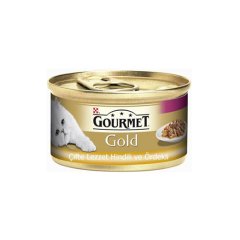 Gourmet Gold Hindili Ördekli Kedi Konsrvesi 85g