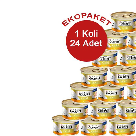 Gourmet Gold Kıyılmış Hindi Etli Kedi Konservesi 85gx24Adet