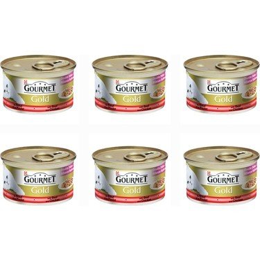 Gourmet Gold Sığır Etli Tavuklu Kedi Konservesi 85g 6Al5Öde