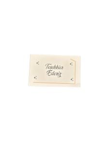 Teşekkür Kartı 5X8 CM (25'lİ)