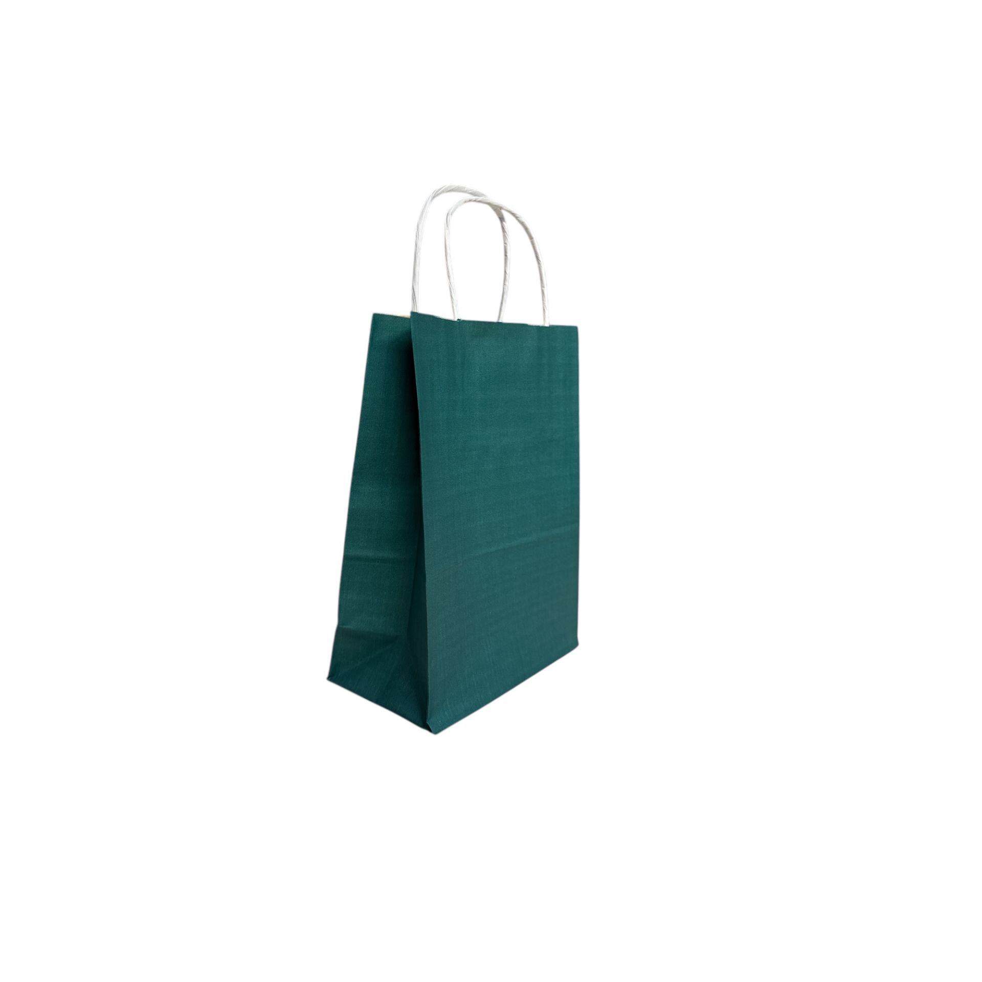 Kağıt Çanta Yeşil 15x20x8 cm 25'li
