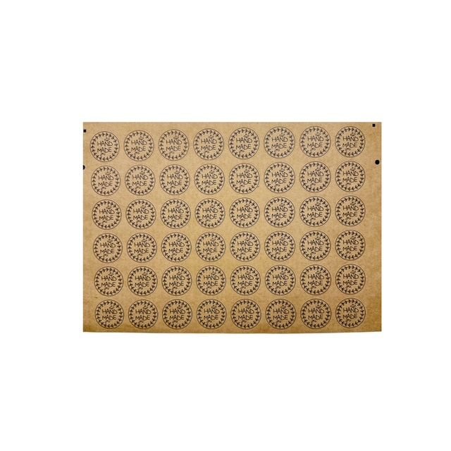 Kağıt Yapışkanlı Etiket(Hand Made)240 adet