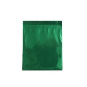 Ağzı Bantlı Metalize Hediye Paketi Yeşil 12x12cm (50'li)