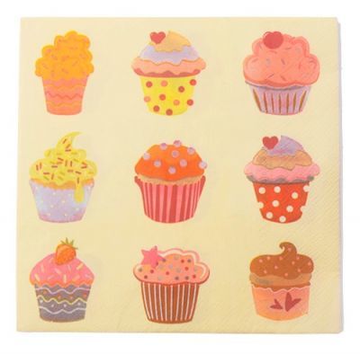 9'lu Cup Cake Peçete