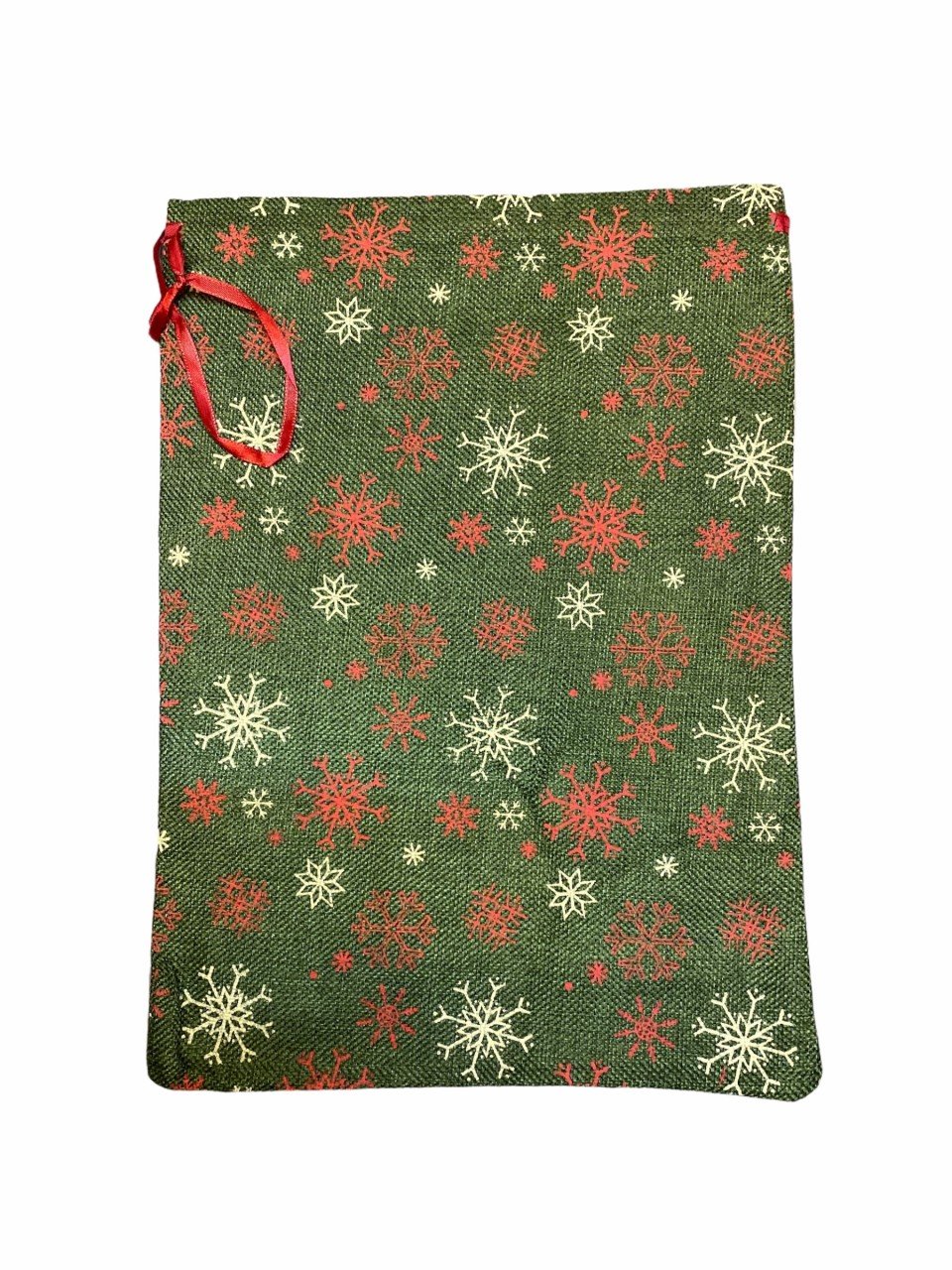 Yılbaşı Temalı Kumaş Kese 25x33cm 12'li