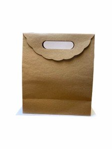 Kraft El Geçmeli Kağıt Çanta13x18x6 cm (25'li)