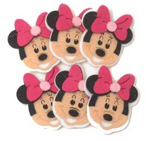 Keçe Minnie Mouse Sticker