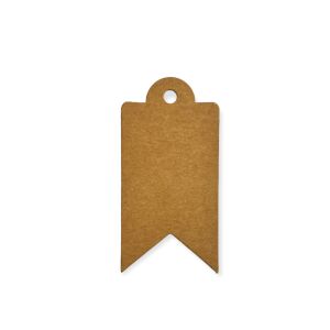 Delikli Etiket Flama Kraft 100'lü 5x3cm