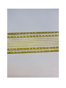 Altın Simli Şifon Kurdele 40mmx25mt Art.1602
