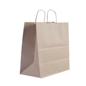 Büküm Saplı Kraft Kağıt Çanta 29x15x29 (25'li)