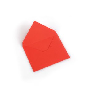 Renkli Zarf Kırmızı (9x7cm) 50'li