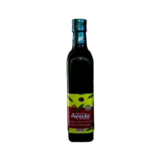 Ayvalık Soğuk Sıkım Natürel Sızma Zeytinyağı Kare Cam Şişe 500 Ml