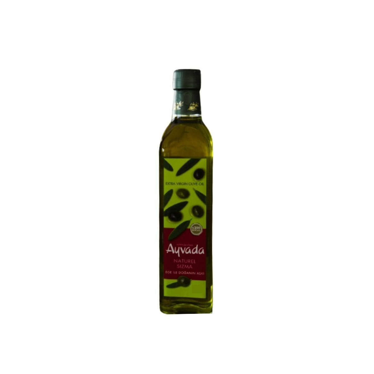 Ayvalık Soğuk Sıkım Natürel Sızma Zeytinyağı 250 Ml Şeffaf Cam Şişe