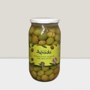 Ayvalık Natürel Yeşil Kırma Zeytin 1000cc