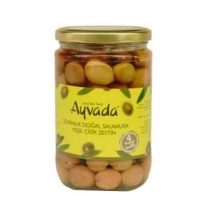 Ayvalık Natürel Yeşil Çizik Zeytin 660 cc