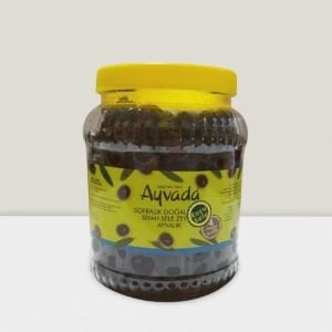 Geleneksel Özel Üretim Kuru Sele Siyah Zeytin 2000cc