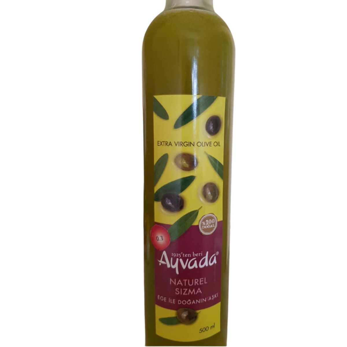 İlk Mahsul 3 Dizyem Erken Hasat Soğuk Sıkım Zeytinyağı Limitli Rezerv 500 Ml