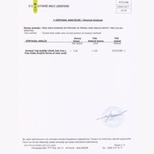 İlk Mahsul 3 Dizyem Erken Hasat Soğuk Sıkım Zeytinyağı Limitli Rezerv 500 Ml