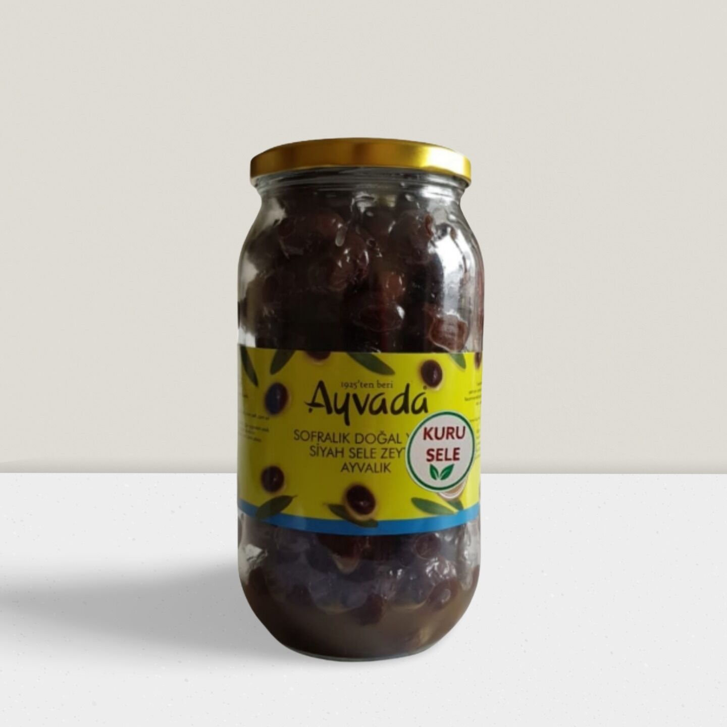 Geleneksel Özel Üretim Kuru Sele Siyah Zeytin 1000cc