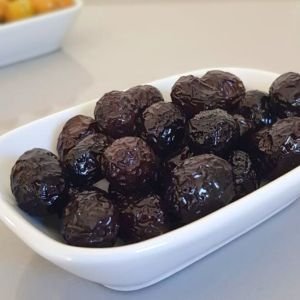 Geleneksel Özel Üretim Kuru Sele Siyah Zeytin 1000cc