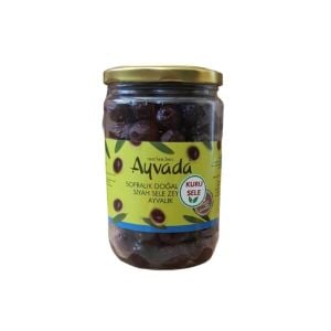 Geleneksel Özel Üretim Kuru Sele Siyah Zeytin 660cc