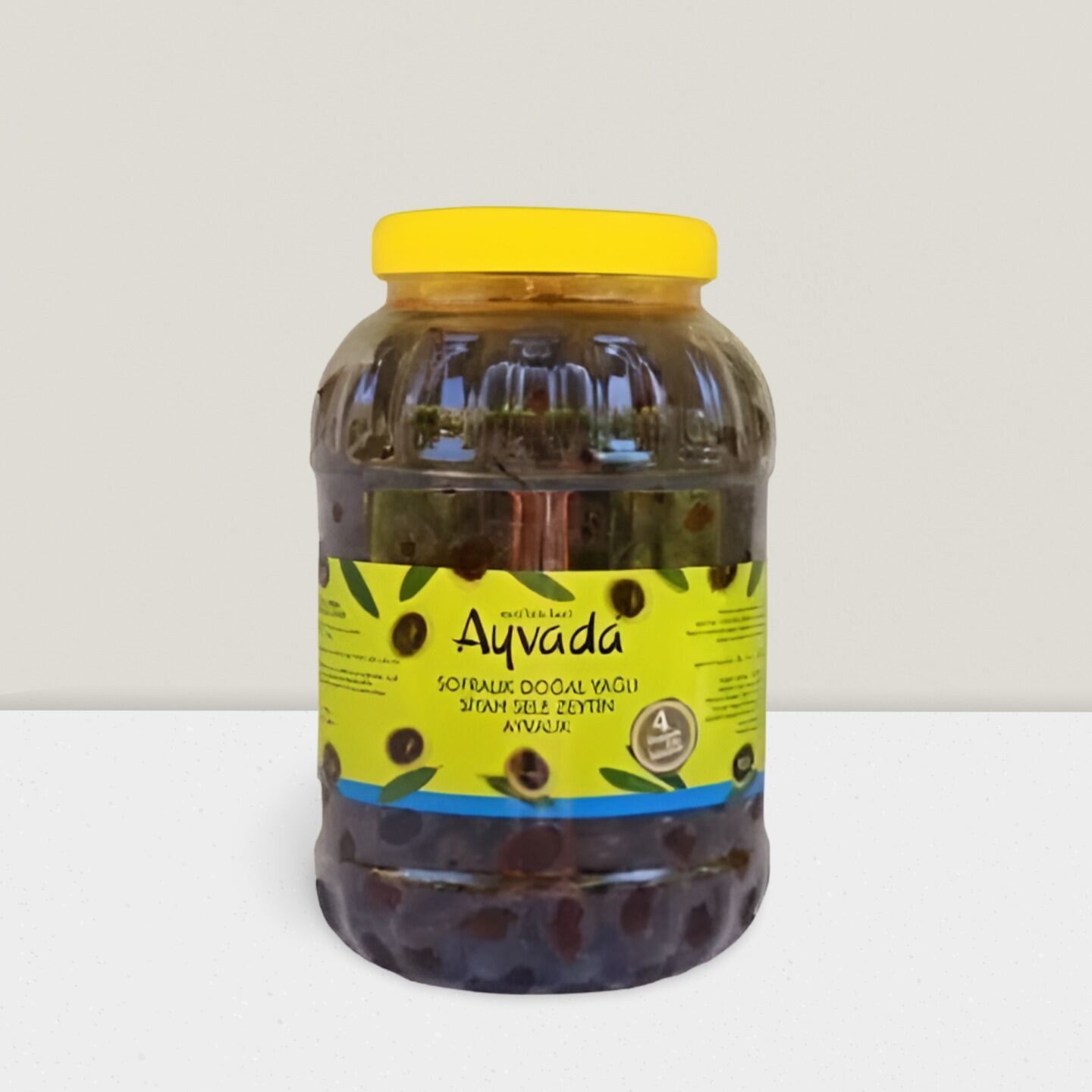 Duble Ayvalık Sele Bol Etli Siyah Zeytin 2000cc