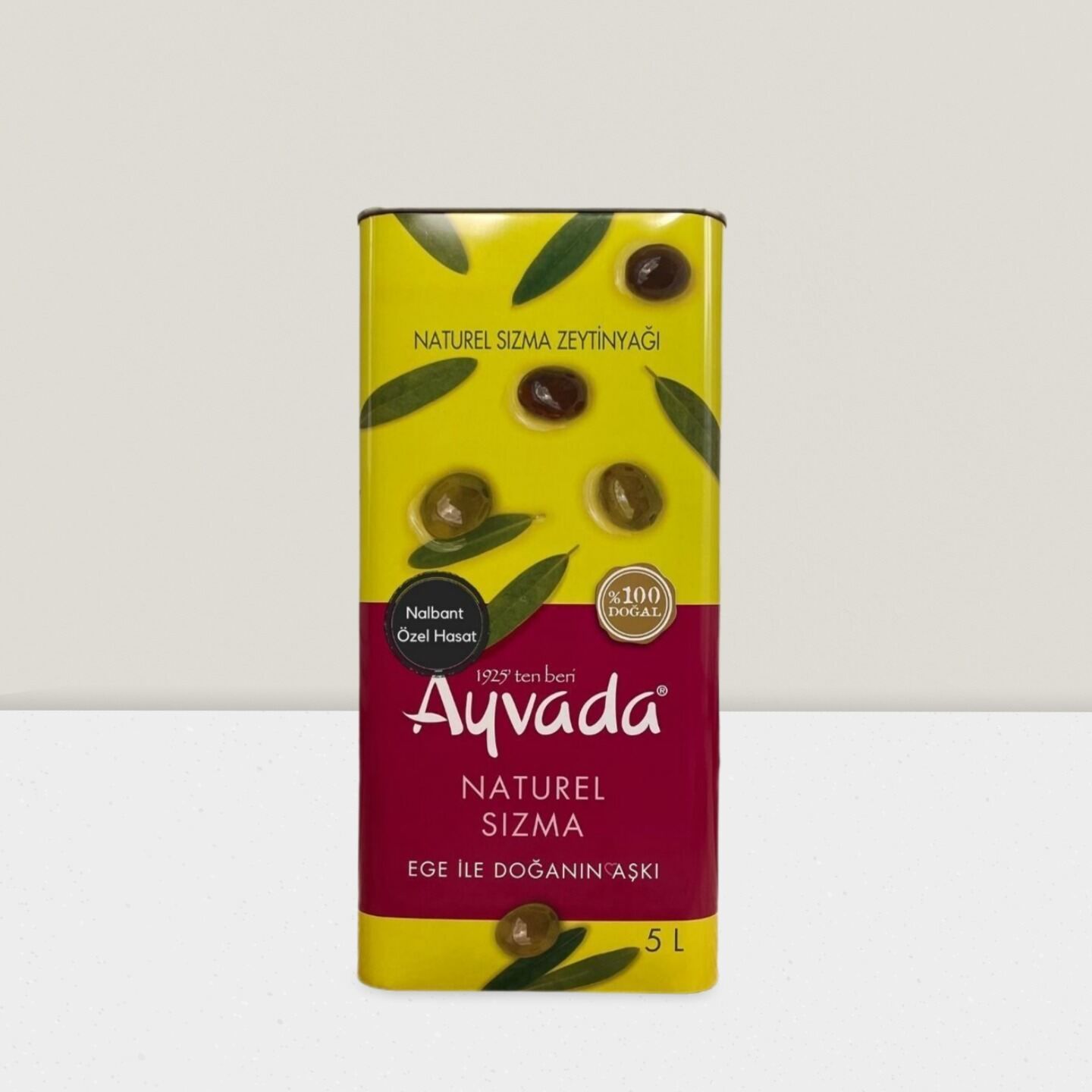 Ayvada Limitli Özel Erken Hasat Soğuk Sıkım Zeytinyağı 5 L