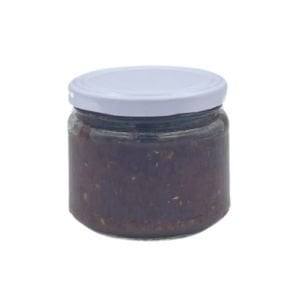 Siyah Zeytin Ezmesi – Kaparili, Kekikli ve Fesleğenli