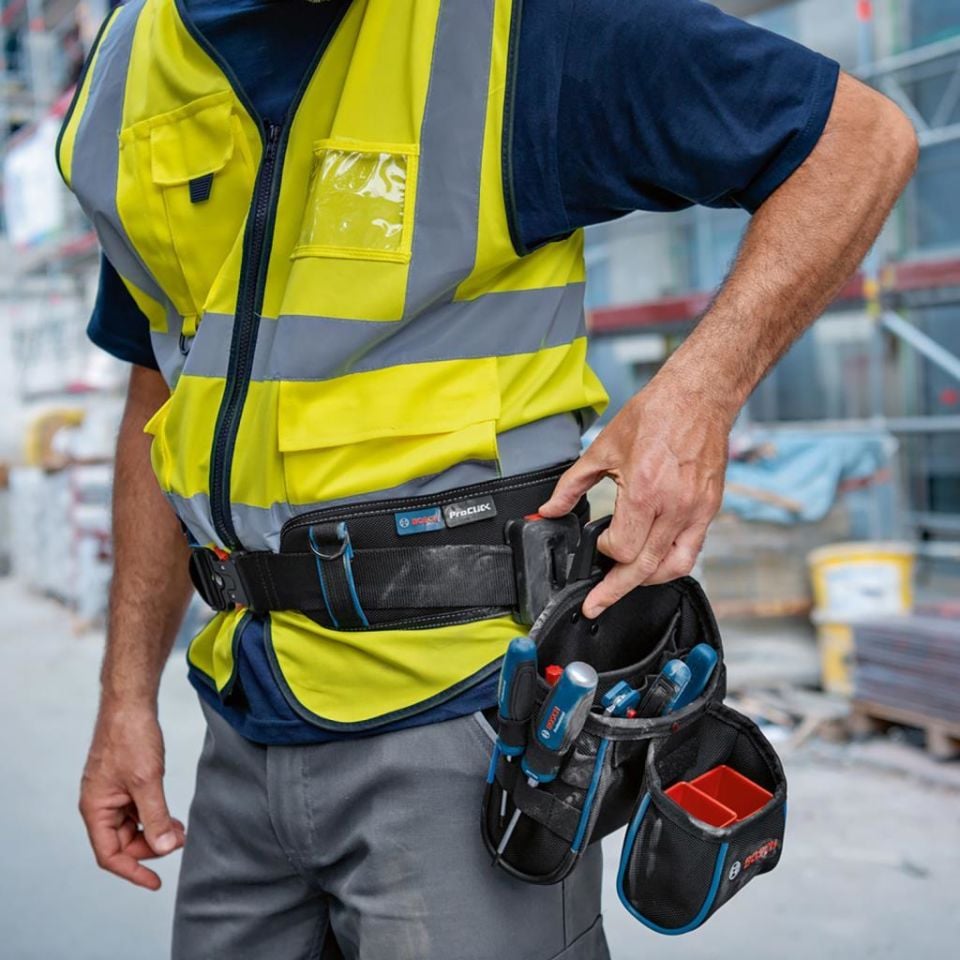 Bosch Profesyonel El Aleti Seti 6 Parça + Çanta ve Kemer Seti 1600A02H5C